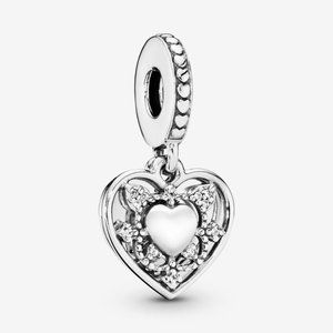 Pandora My Wife Always Heart Dangle Charm